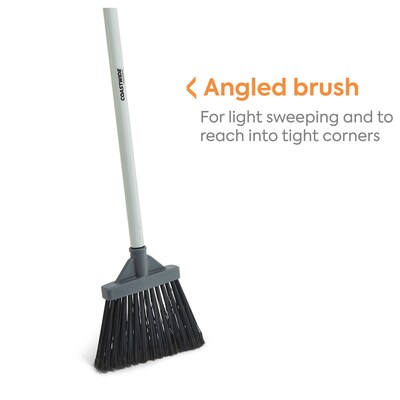 Coastwide Professional™ 8" Lobby Broom, Gray (CW61069-CC)