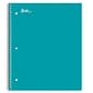 Quill Brand® Premium 5-Subject Notebook, 8.5" x 11", College Ruled, 200 Sheets, Teal (TR58320)