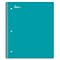 Quill Brand® Premium 5-Subject Notebook, 8.5 x 11, College Ruled, 200 Sheets, Teal (TR58320)