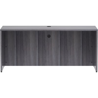 Lorell Essentials Series 66 W Credenza Shell, Gray (LLR69596)