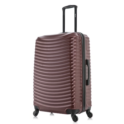 DUKAP Adly 28 Hardside Suitcase, 4-Wheeled Spinner, TSA Checkpoint Friendly, Wine (DKADL00L-WIN)