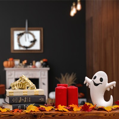National Tree Company 9 Halloween Happy Ghost Tabletop Decor (HH75-C720877)
