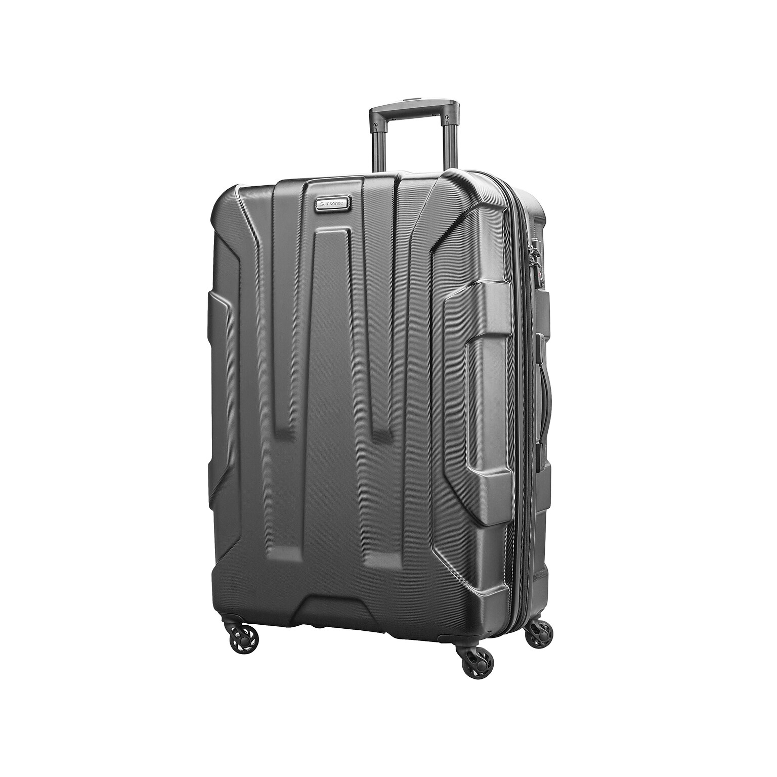 Samsonite Centric Polycarbonate 4-Wheel Spinner Luggage, Black (102690-1041)