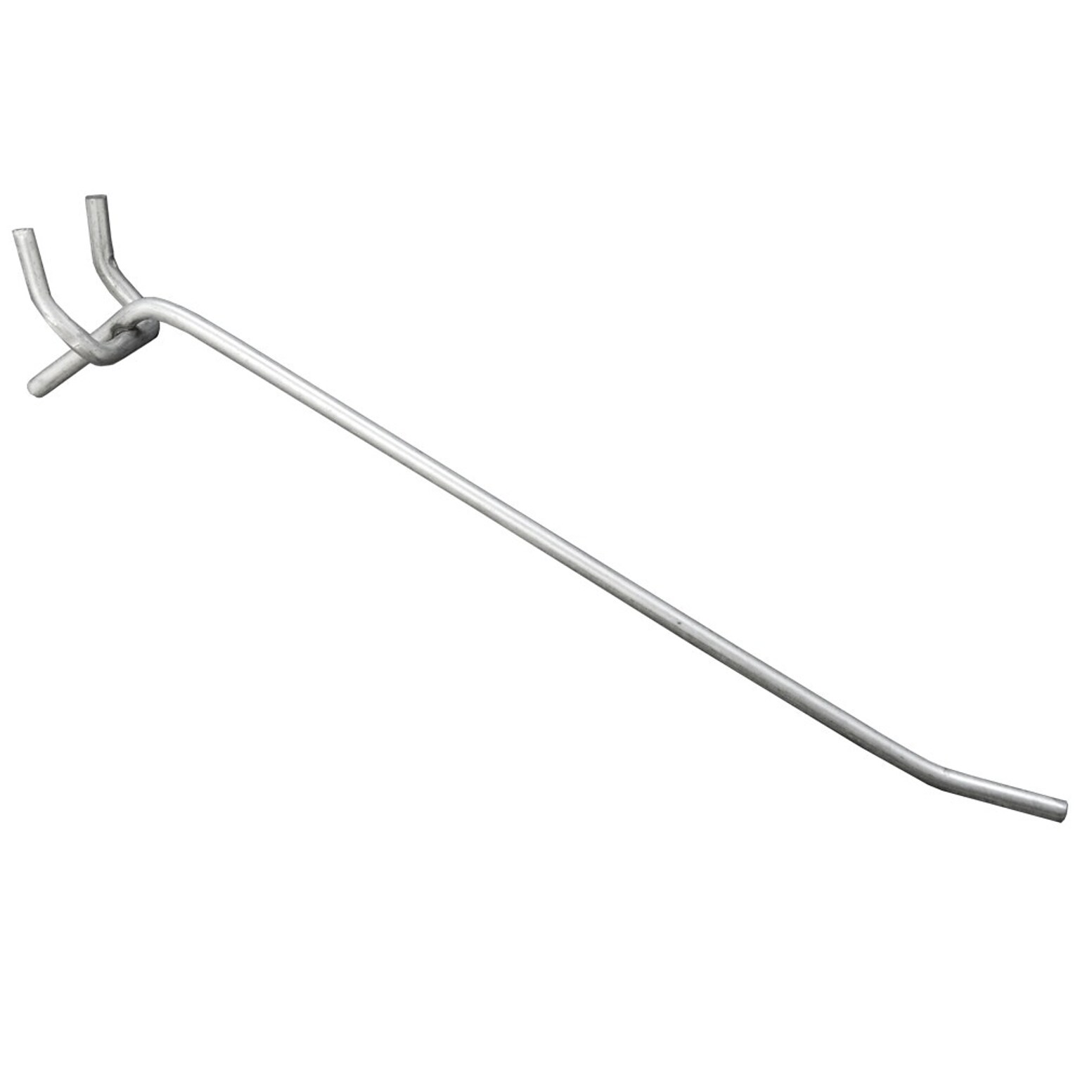 Nahanco 6 Pegboard Hooks, Silver, 12/Carton (PHS6)