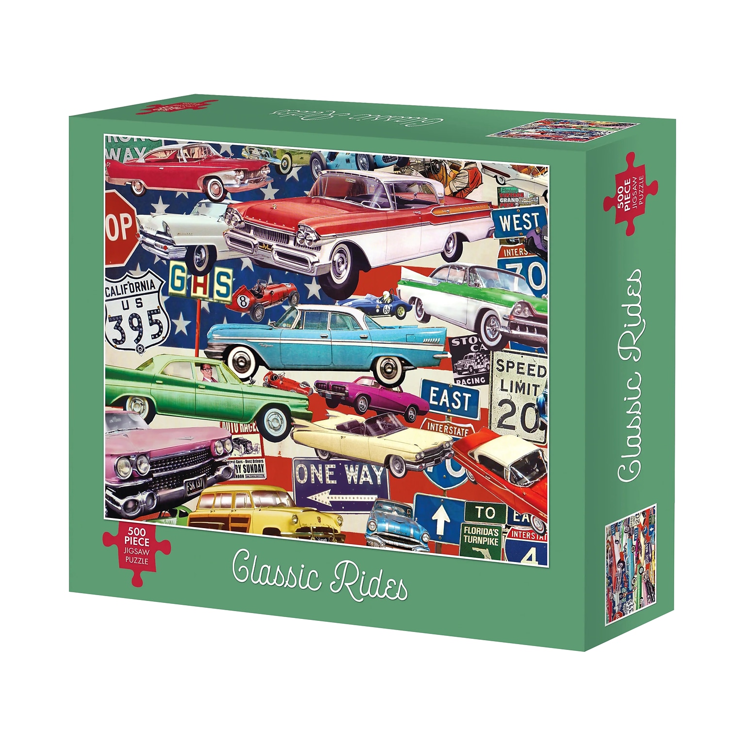 Willow Creek Classic Rides 500-Piece Jigsaw Puzzle (48949)