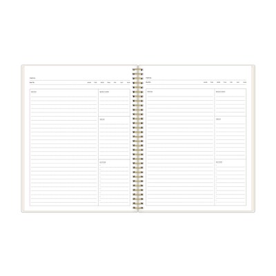 Blue Sky Bespoke Composition Notebook, 8.5" x 11", Cream Hearts (155592)