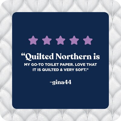 Quilted Northern Ultra Plush Toilet Paper, 3-ply, White, 255 Sheets/Roll, 18 Rolls/Case (876045)