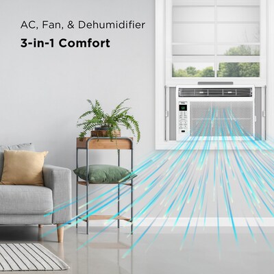 TCL 115-Volt 6,000 BTU Window Air Conditioner with Remote, White (H6W23W)