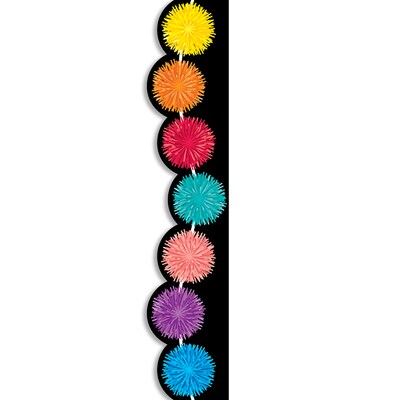 Creative Teaching Press Pom Poms EZ Border, 48', Multicolored, 3/Bundle (CTP10515-3)