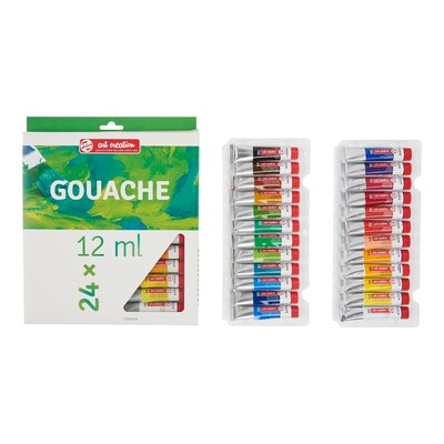 Talens Art Creation Gouache Craft Paint, Assorted Colors, 24/Set (TLN9021624M)