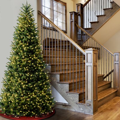 National Tree Company Natural Fraser Fir Artificial Christmas Trees NAFFSLH1-100LO