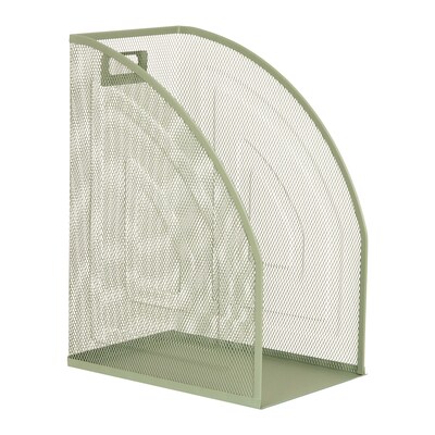 Staples Metal Mesh File Organizer, Sage Green (ST63832)