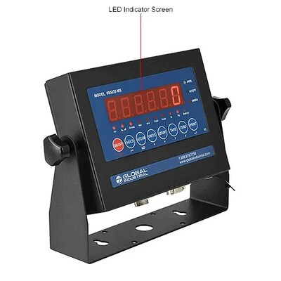 Global Industrial NTEP Pallet Scale w/ LED Indicator, 4'x4', 10,000 lb. x 2 lb. (412227)