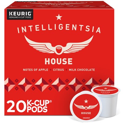 Intelligentsia House Coffee Keurig® K-Cup® Pods, Light Roast, 20/Box (5000371868)