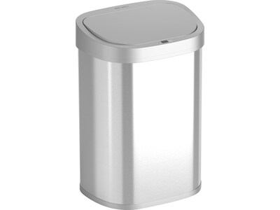 Nine Stars Stainless Steel Sensor Trash Can, 21.1-Gallon, Silver (DZT-80-35)