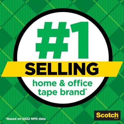 Scotch Magic Invisible Clear Tape With Dispenser, 0.75" x 8.33 yds., 1" Core, Transparent, 4 Rolls/Pack (SCOTCH4105)