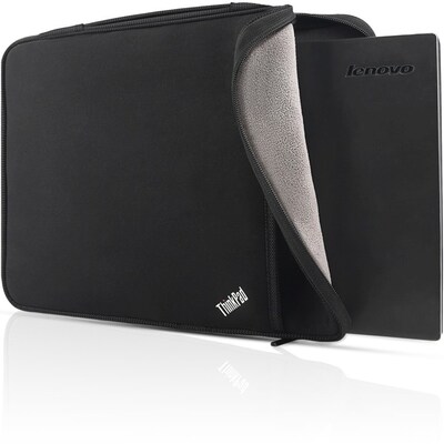 Lenovo ThinkPad 14" Polyester Laptop Sleeve, Shock Absorbing, Black (4X40N18009)