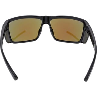 MCR Safety SR218BZ Swagger SR2 Safety Glasses - Black Frame - Polarized Blue Diamond Mirror Lens