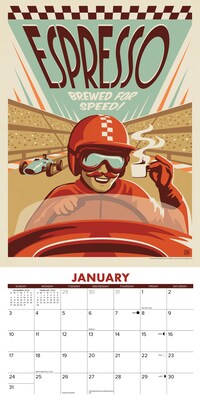 2027 Willow Creek Coffee Delights (Anderson Design Group) 12" x 12" Monthly Wall Calendar, Assorted Colors (59807)