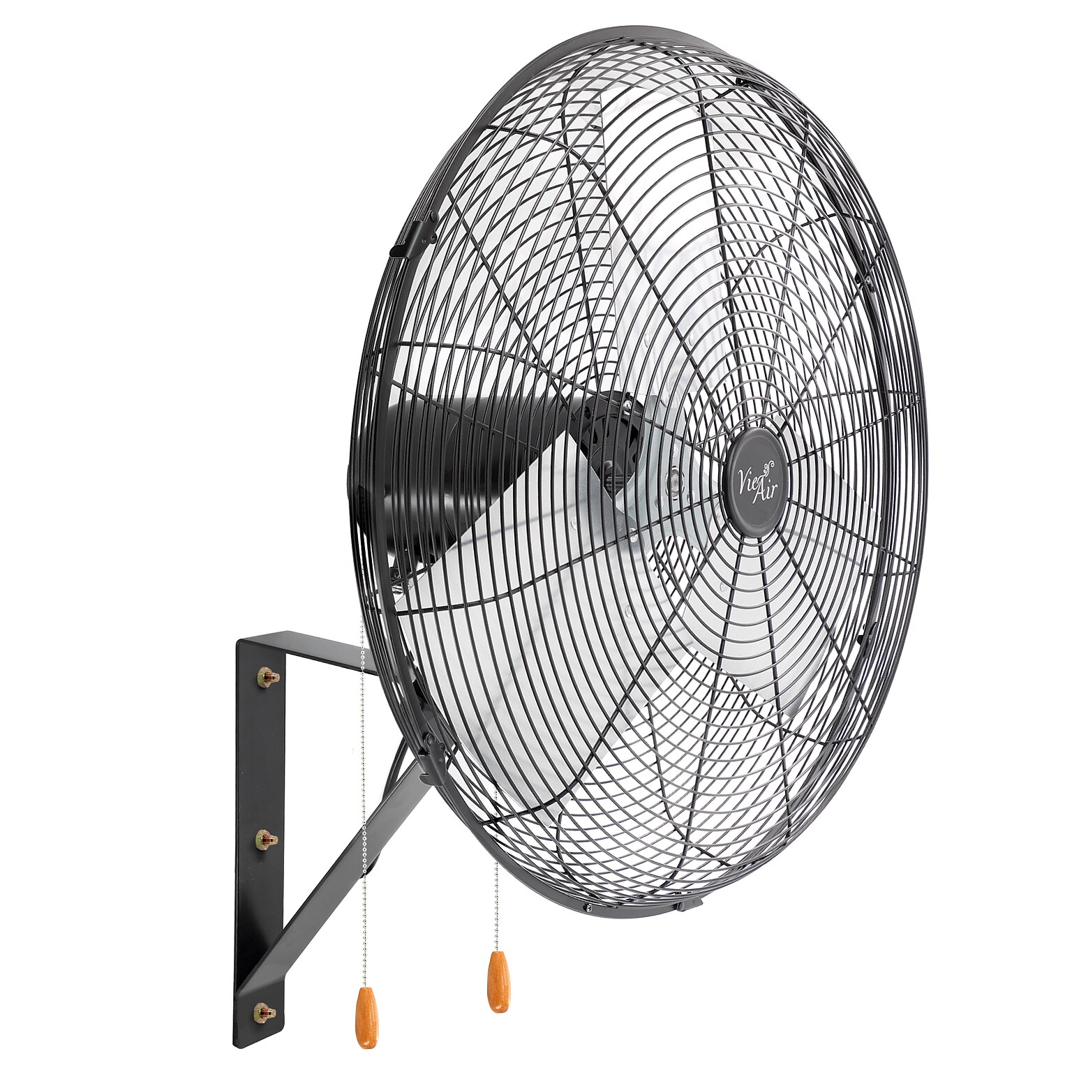 Vie Air Industrial 20 Oscillating Wall Fan, 3-Speed, Black (938122814M)