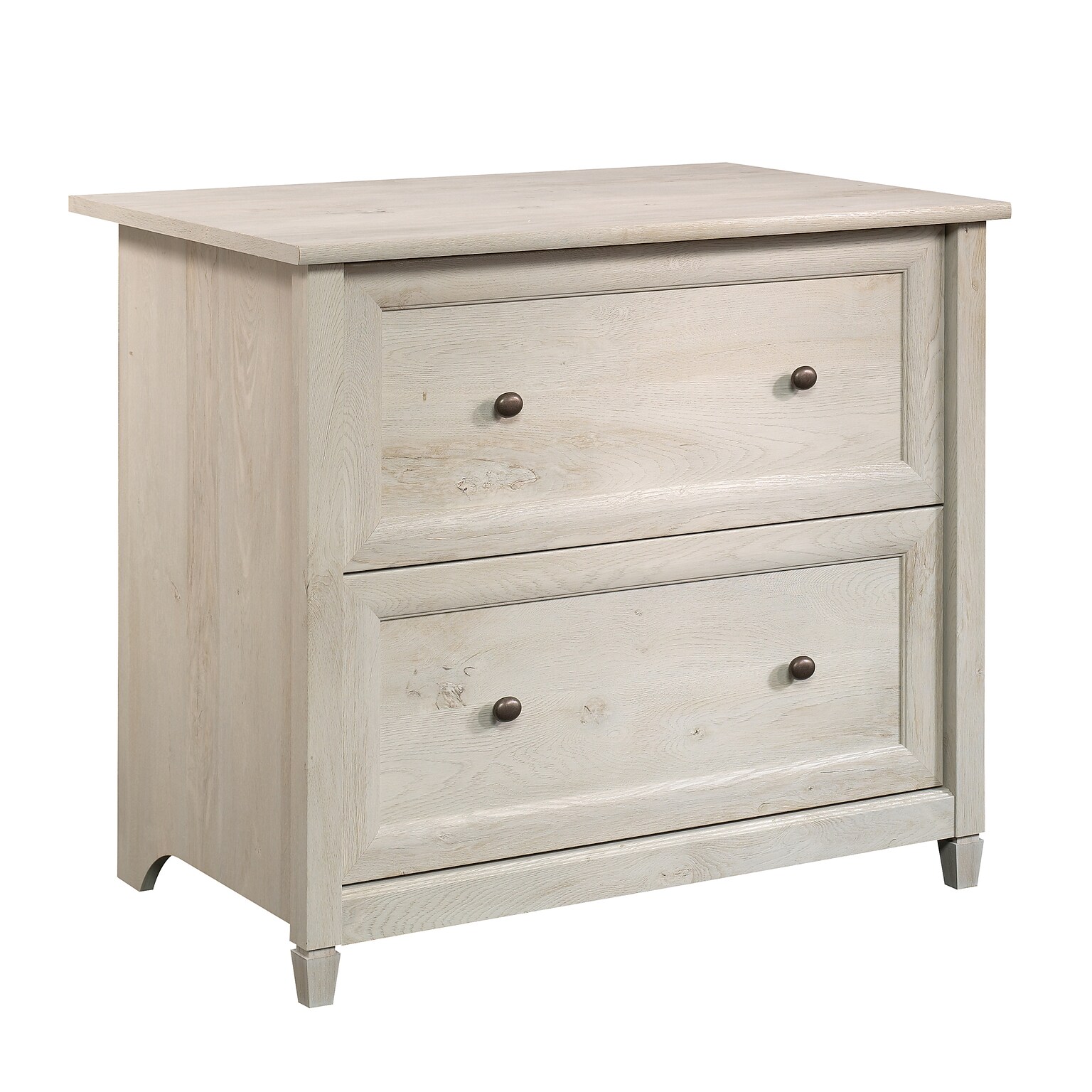 Sauder Edge Water 2-Drawer Lateral File Cabinet, Letter/Legal Size, Chalked Chestnut (418796)