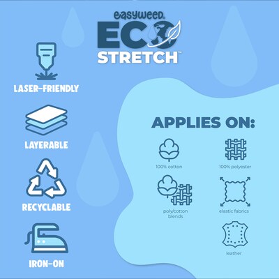Siser Easyweed Ecostretch Die Cutting HTV Heat Transfer Vinyl, 60", Black (SIRMIECO1186002)