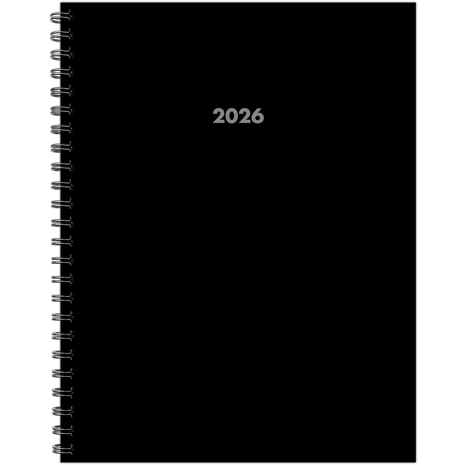 2026 Willow Creek 8.5 x 11  Weekly & Monthly Planner, Paperboard Cover, Basic Black (57865)