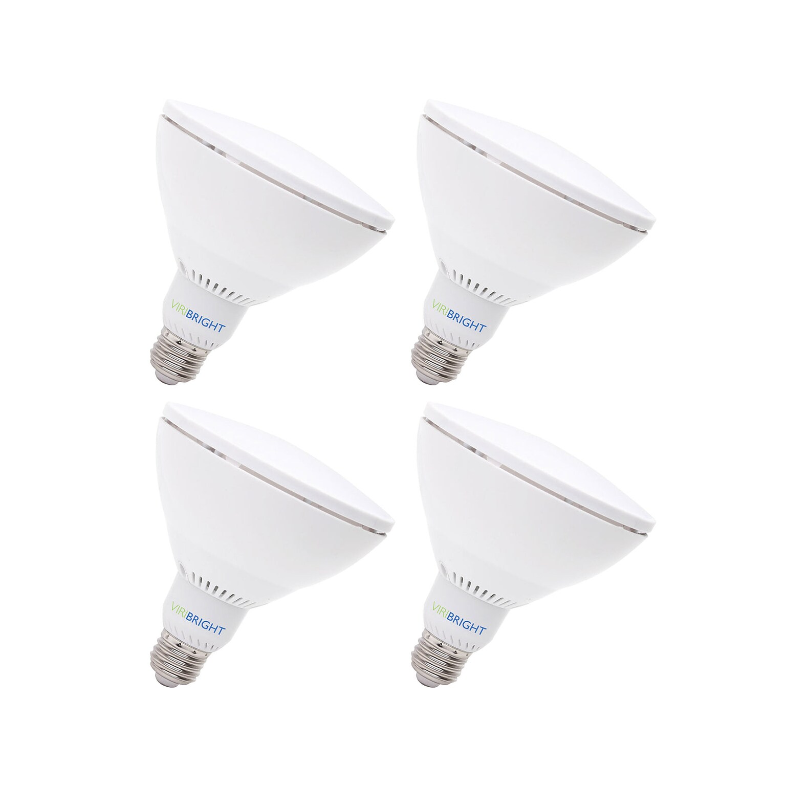 Viribright 8-Watt Cool White LED Floodlight Bulb, 4/Box (750333-4)
