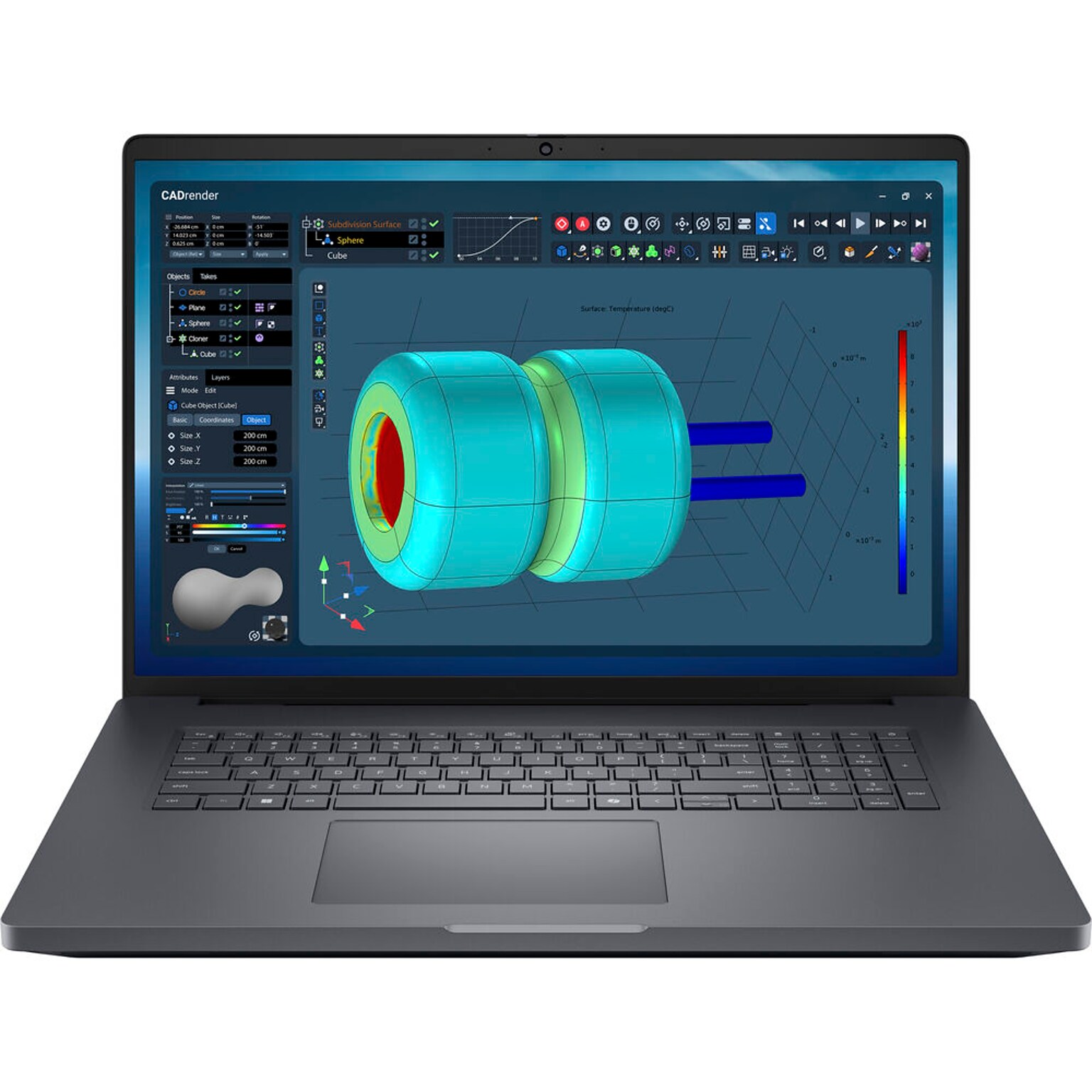 Dell Pro Max 18 Plus 18 LCD AI Laptop, Intel Core Ultra 7 265HX, 32GB RAM, 512GB SSD, Backlit Keyboard, Windows 11 Pro