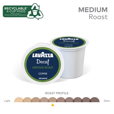 Lavazza Classico Decaf Coffee Keurig® K-Cup® Pods, Medium Roast, 88/Carton (5000382581CT)