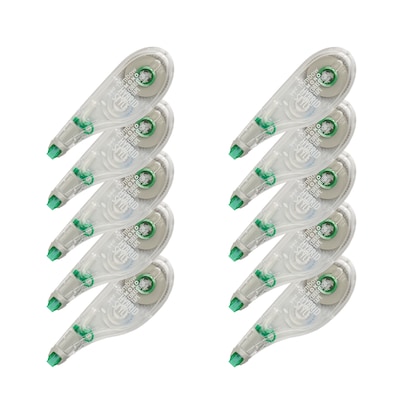 Tombow MONO Hybrid Style Correction Tape, White, 10/Pack (68721)