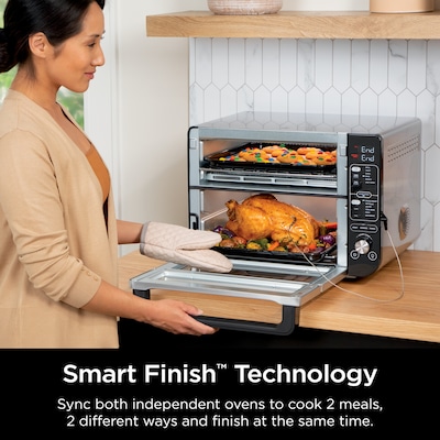 Ninja Double Oven Toaster Oven, Silver (DCT451)