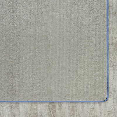 Joy Carpets Just Kidding Polyester 6' x 9' Machine Tufted Rug, Blue (623Q-01)