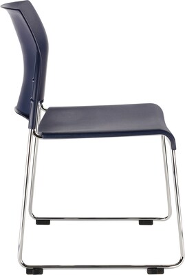 NPS 8800 Series Stacking Chair, Navy, 4 Pack (8804-11-04/4)