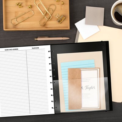 2027 AT-A-GLANCE 8.75" x  11" Calendar Year Weekly & Monthly Appointment Book, Plastic Cover, Black (70-950E-05-27)