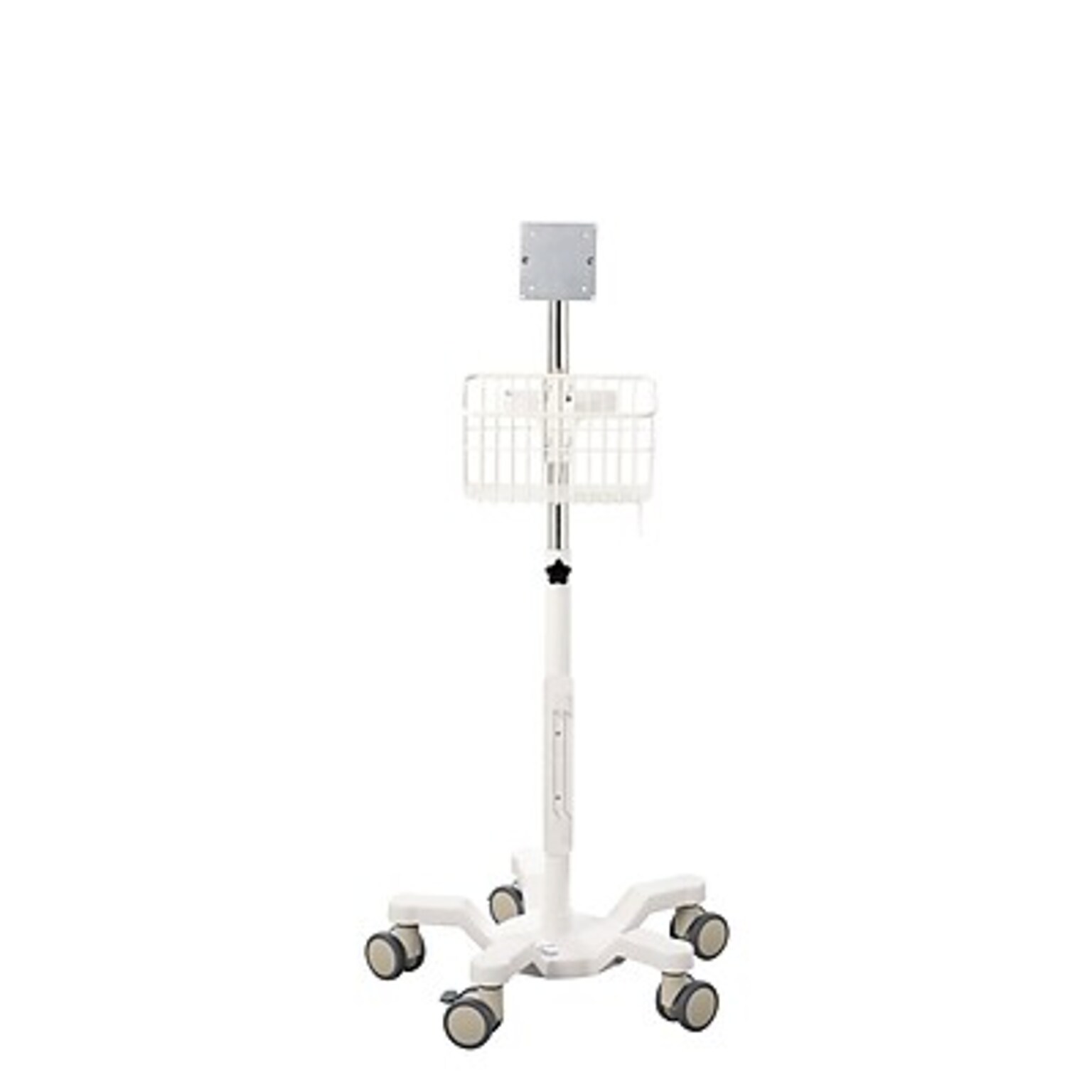 Viva Comfort Mobile Stand for Welch Allyn 4400 & Connex Spot Monitor, Adjustable, White (ADI912-C-MP-01-MK)