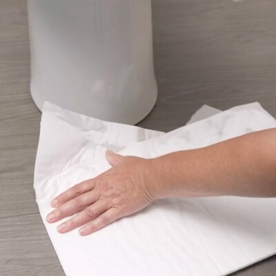 Quick Dam Multipurpose Absorbent Pads, 18", Up to 18 Gal., 100/Box (PUCH100)