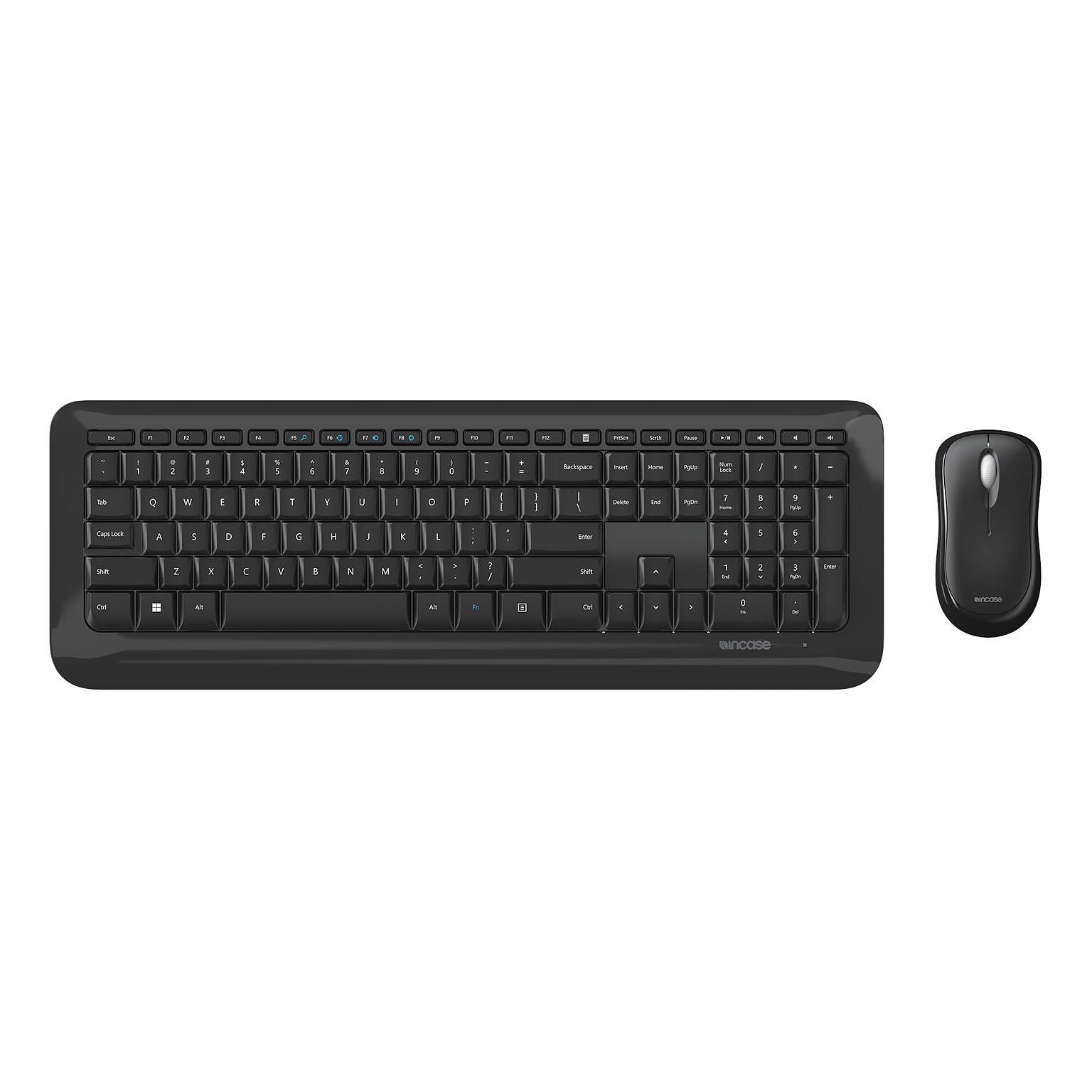 Incase Wireless Desktop 850 Designed by Microsoft Keyboard and Optical Mouse Combo, Black (PY9-00001)