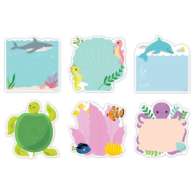 Creative Teaching Press Sea Friends Designer Cut-Outs, 36/Pack, 3 Packs/Bundle (CTP11053-3)