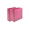 Samsill Earths Choice 3 3-Ring View Binder, Pink, 2/Pack (SAMU86876)