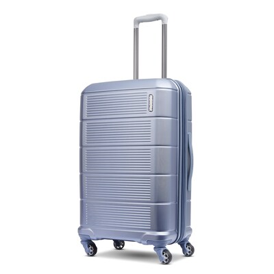 American Tourister Stratum 2.0 27.75" Plastic 4-Wheel Spinner Hardside Luggage, Slate Blue (142349-E264)