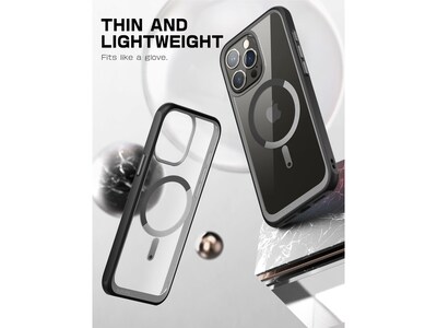 SUPCASE Unicorn Beetle MAG MagSafe Phone Case for iPhone 15 Pro, Black (SUP-iPhone2023Pro-6.1-UBMag-Black)