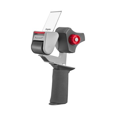 Staples Packing Tape Dispenser, Gray, Handheld Carton Sealer