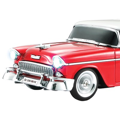 Audiobox Retro Ride Wireless Bluetooth 1955 Replica Car Speaker, Red (TRK-5500BYRD)