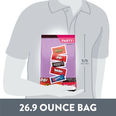 Hershey's Snack Size Assorted Flavored Candy Party Pack, 26.9 oz. (34000946860)