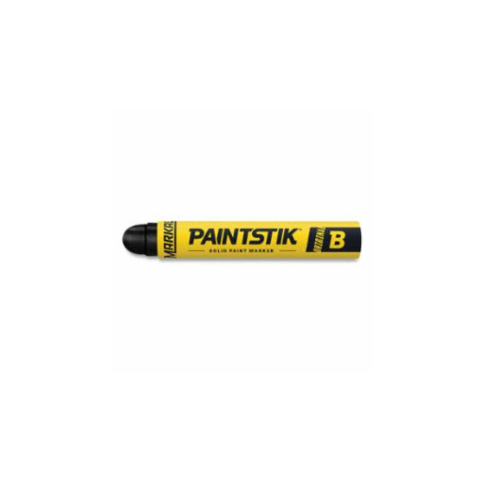 Markal® Paintstik® 4 3/4 x 11/16 B Marker; Black, 12/Box (434-80223)