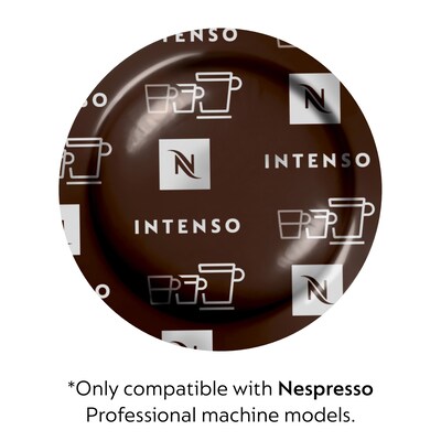 Nespresso Professional Intenso Coffee Nespresso Professional Capsules, Espresso Roast, 50/Pack (8904.84)