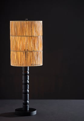 Adesso Norfolk 30H Incandescent Table Lamp, Black (4355-01)