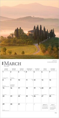2026 BrownTrout Italy 12" x 12" Monthly Wall Calendar (9798330703951)