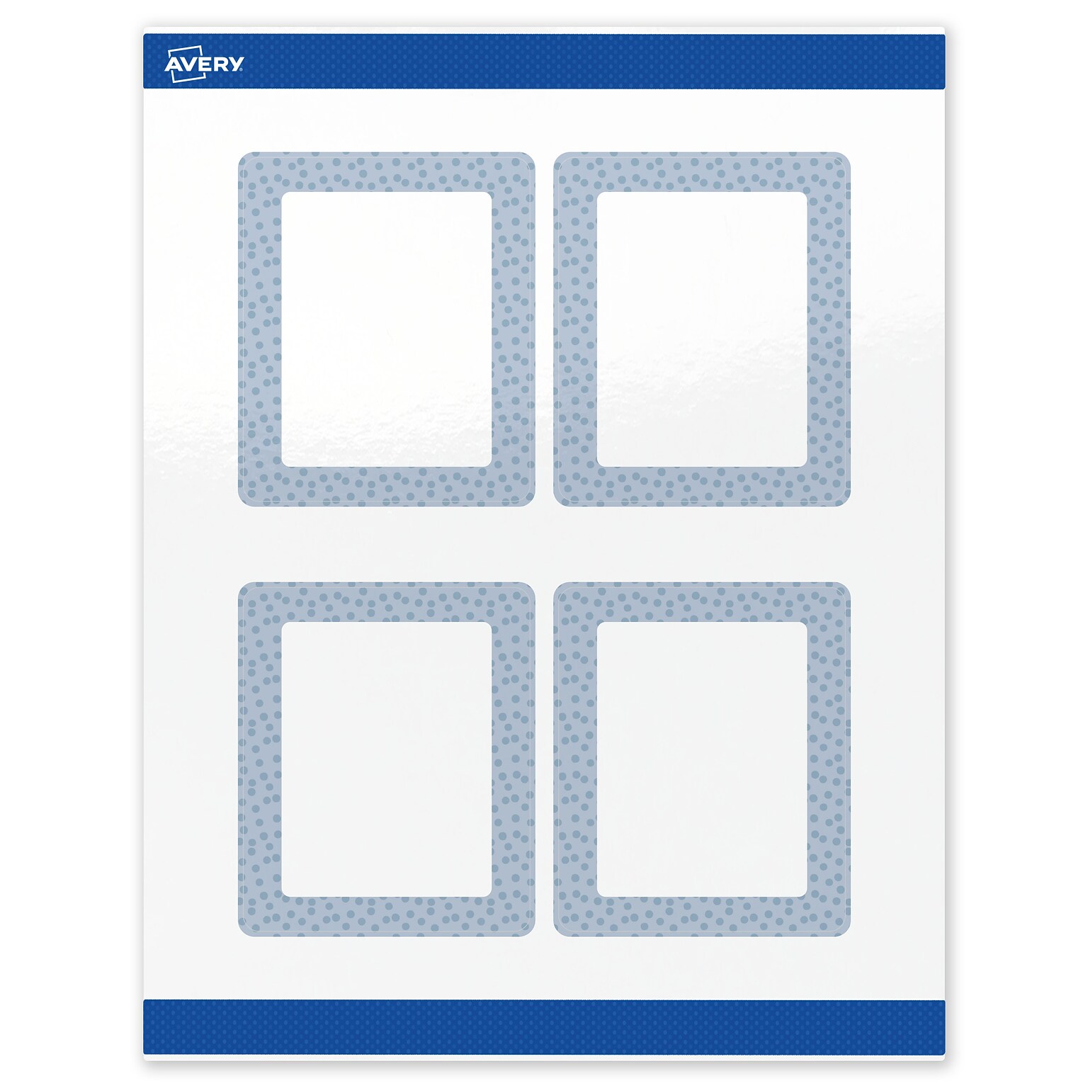 Avery Laser/Inkjet Rectangle Multipurpose Labels, 4 x 3-1/3, White, 40/Pack (S00-F8J)